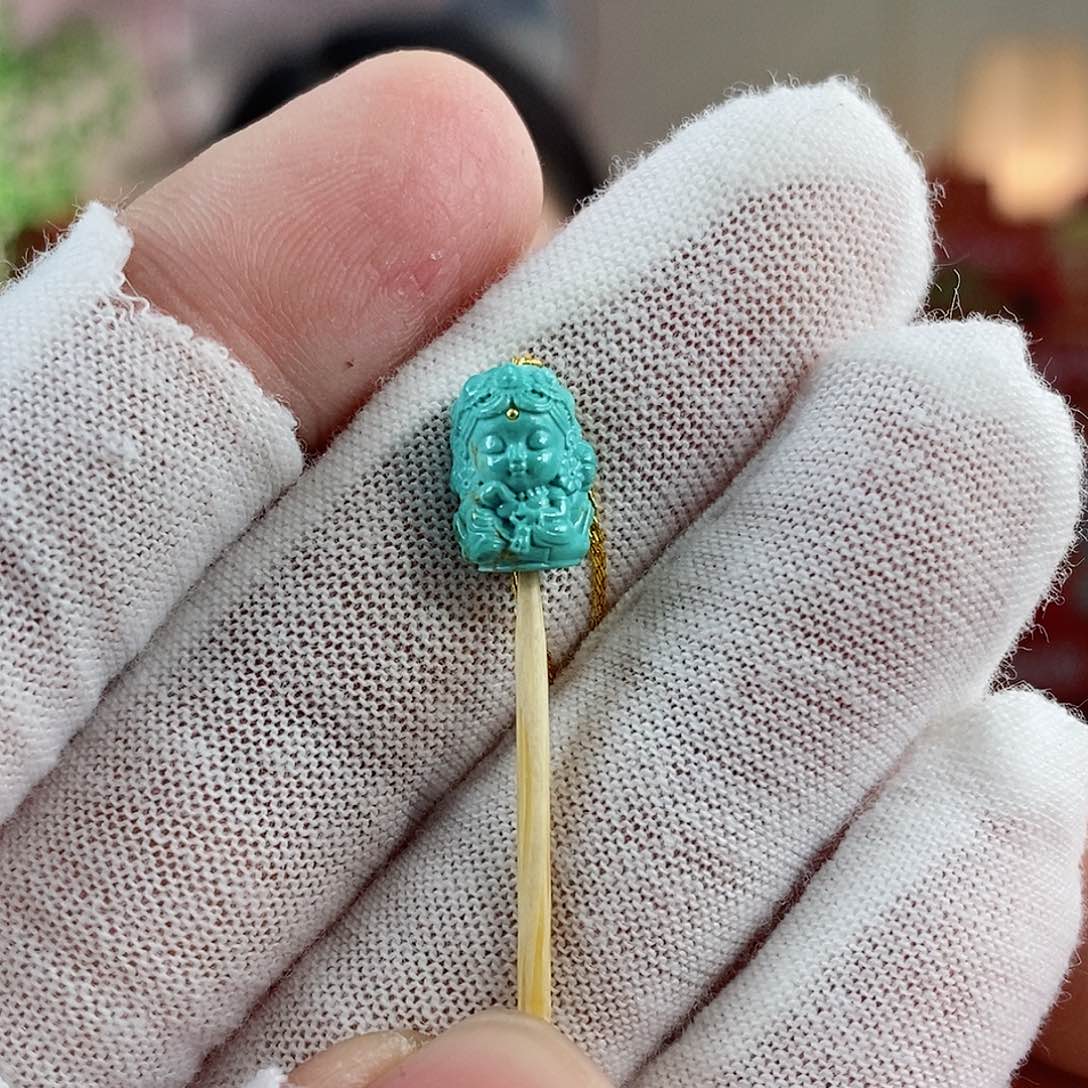 绿松石珠宝奇石未镶嵌