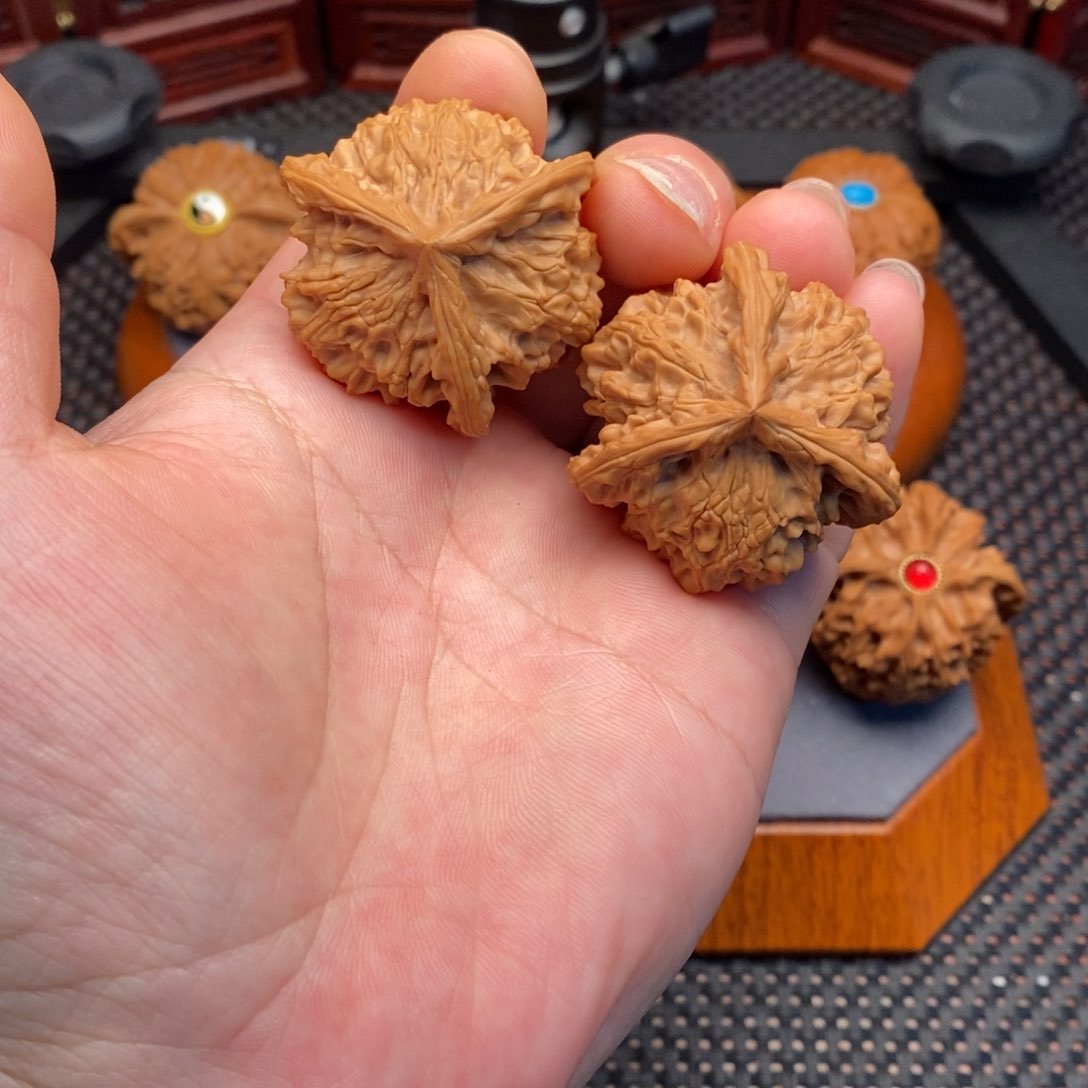 文玩核桃把件全品盘山正奔40.5尺