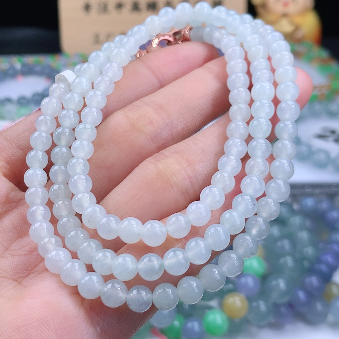 翡翠手链未镶嵌卡5.5