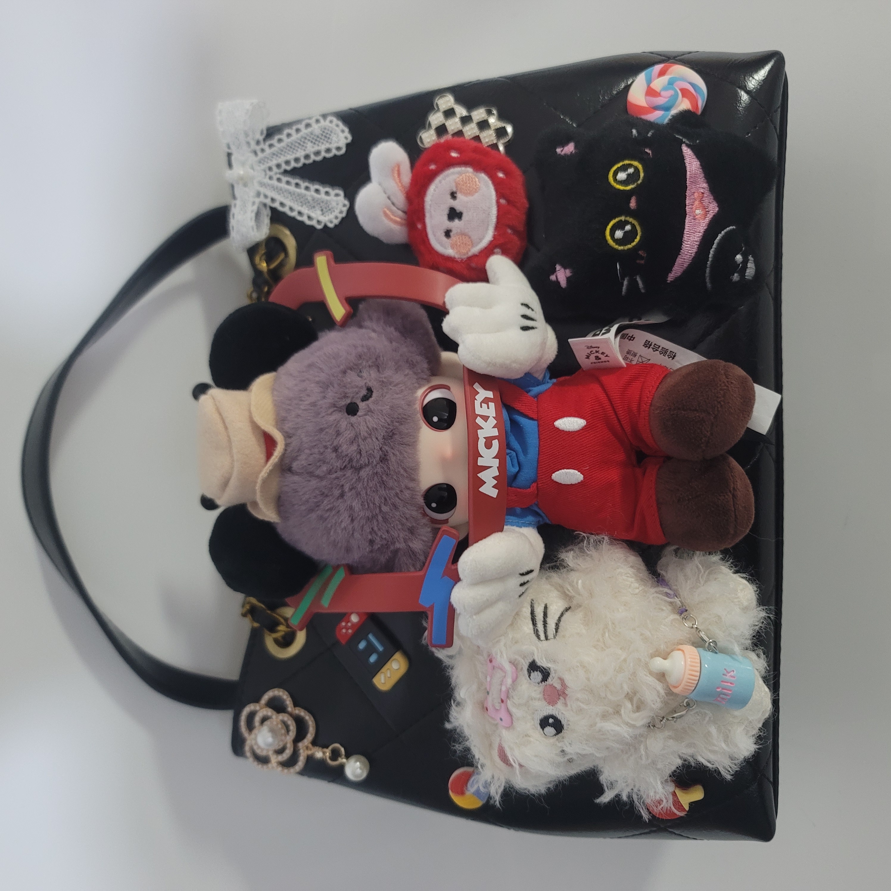 潮玩娃娃包DIY小众轻奢高级感日常通勤百搭背包潮包2025超火娃包