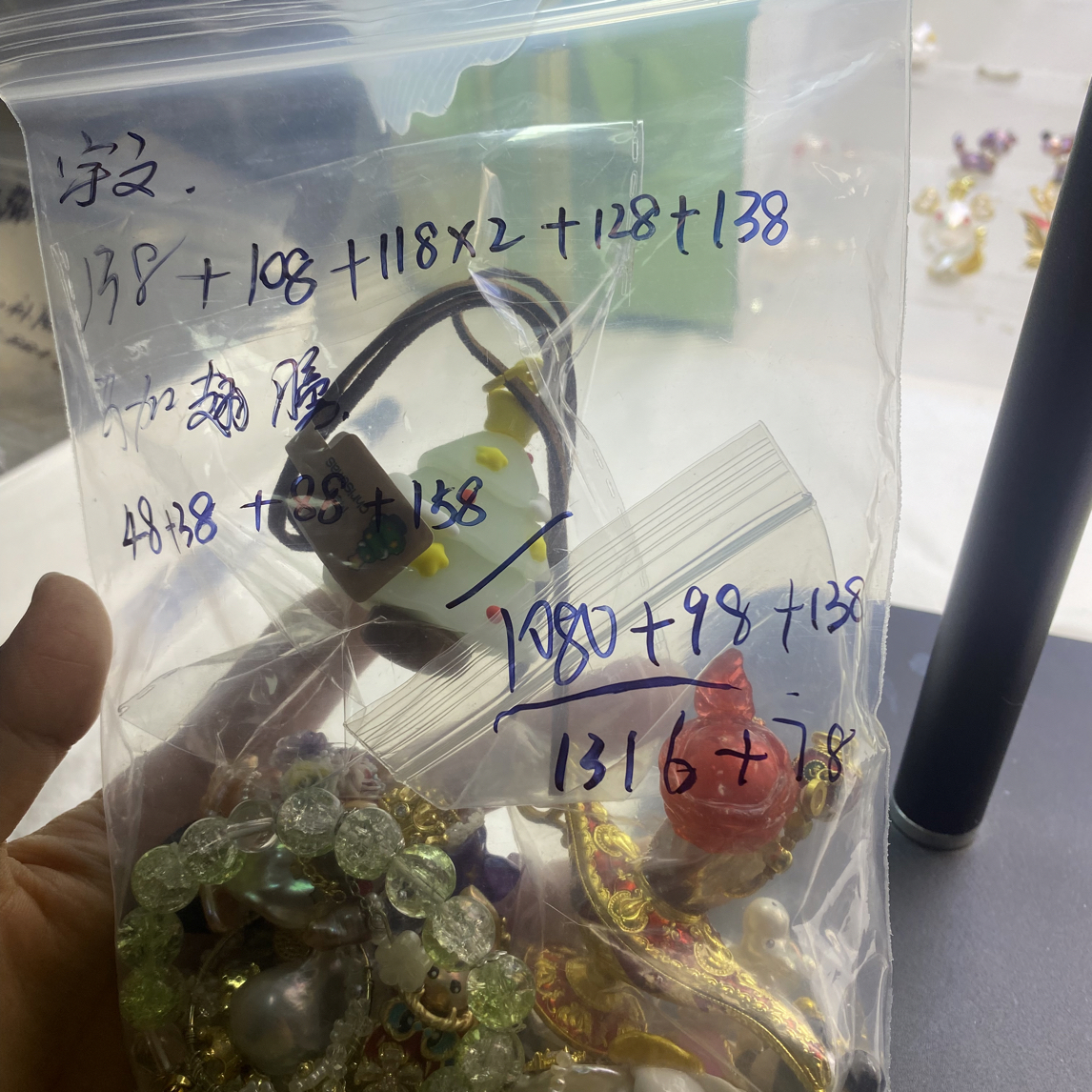 合金巴洛克小怪兽可爱吊坠工艺品原创手作