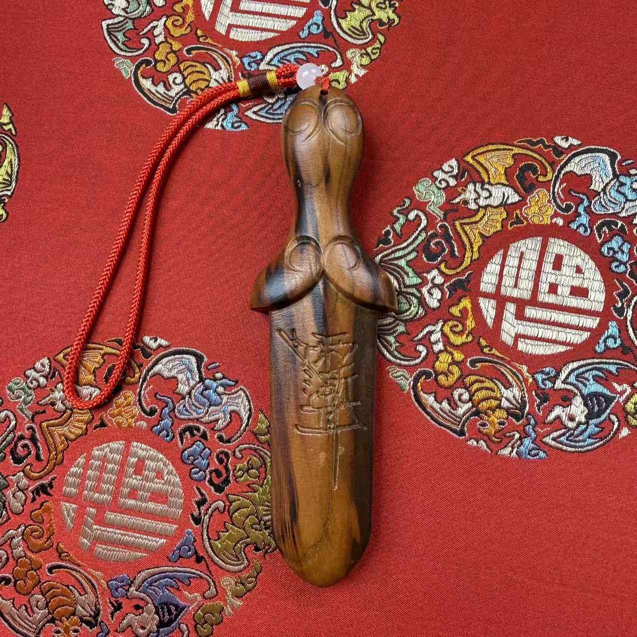 丹茗直发——雷击桃木剑