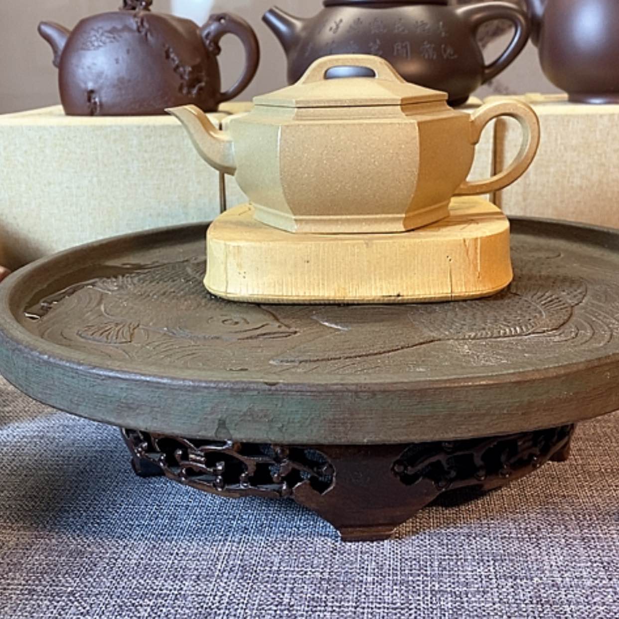 【闪购商品】紫砂茶壶尘*@宜兴紫砂壶收藏