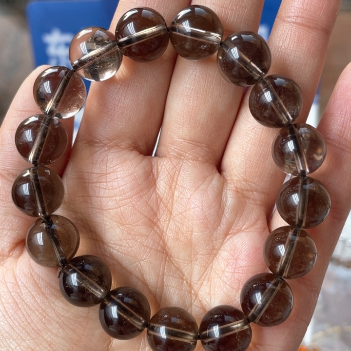 水晶手链未镶嵌茶晶