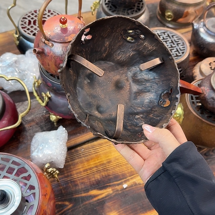 紫铜手工制作摆件