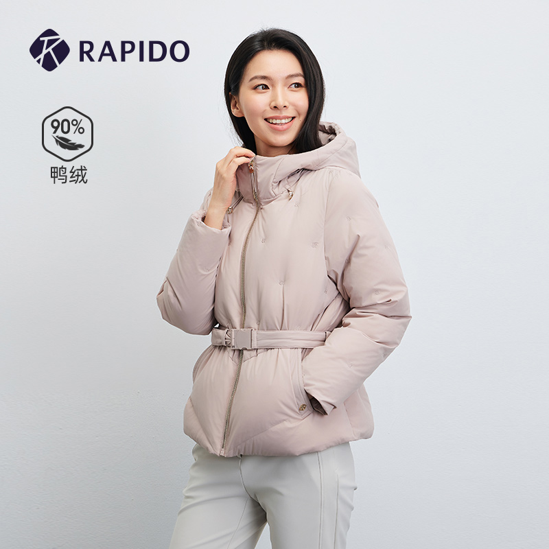 【新品】RAPIDO雳霹道2025年冬季女士R系列运动休闲羽绒服CP5X38U05