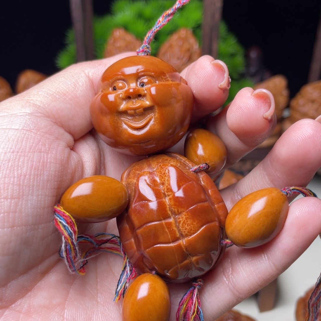 吊坠橄榄核龟仙人