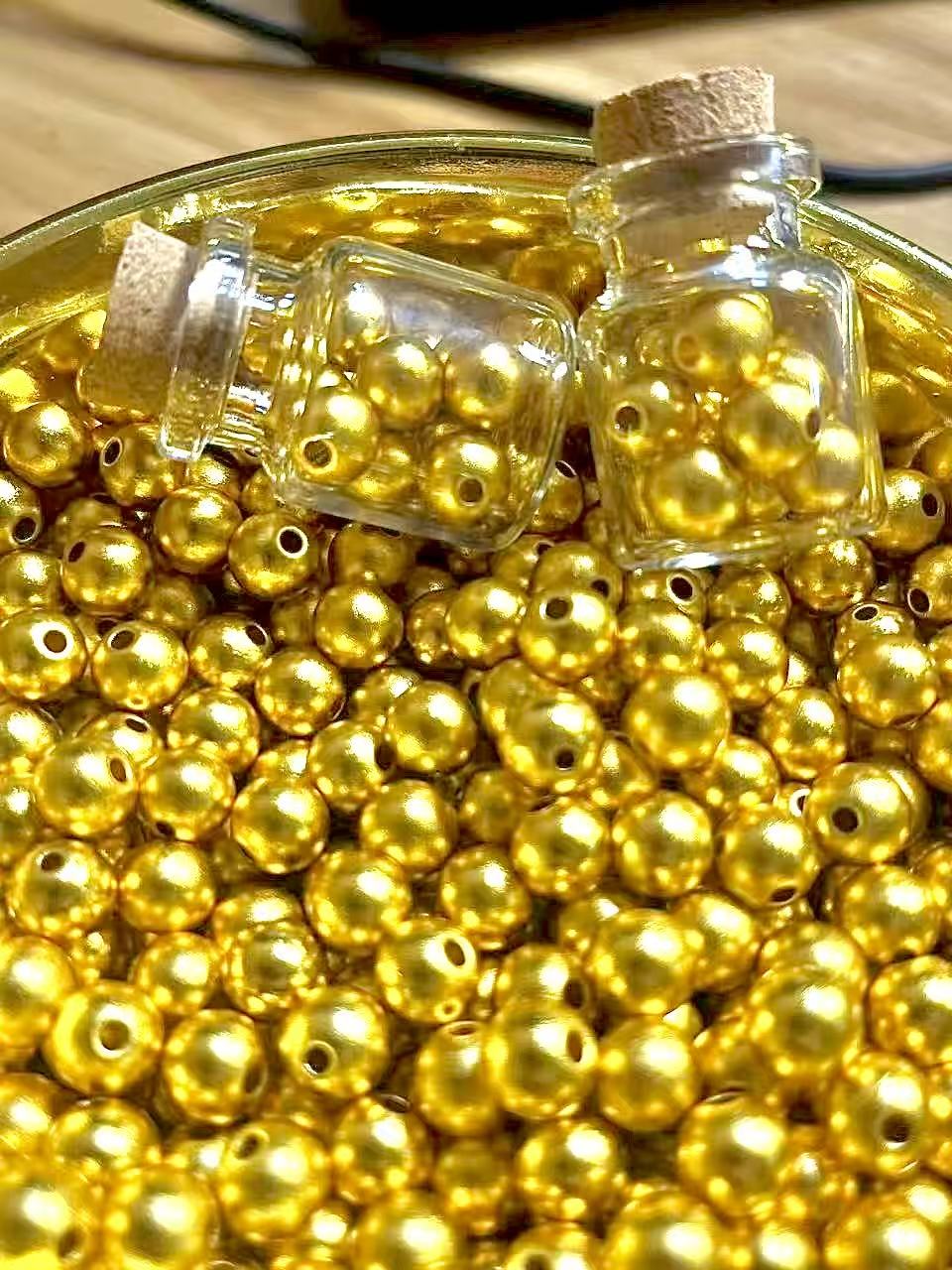 【粉丝福利】圆珠创意金山装饰许愿瓶