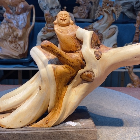 柏木（崖柏）根雕摆件