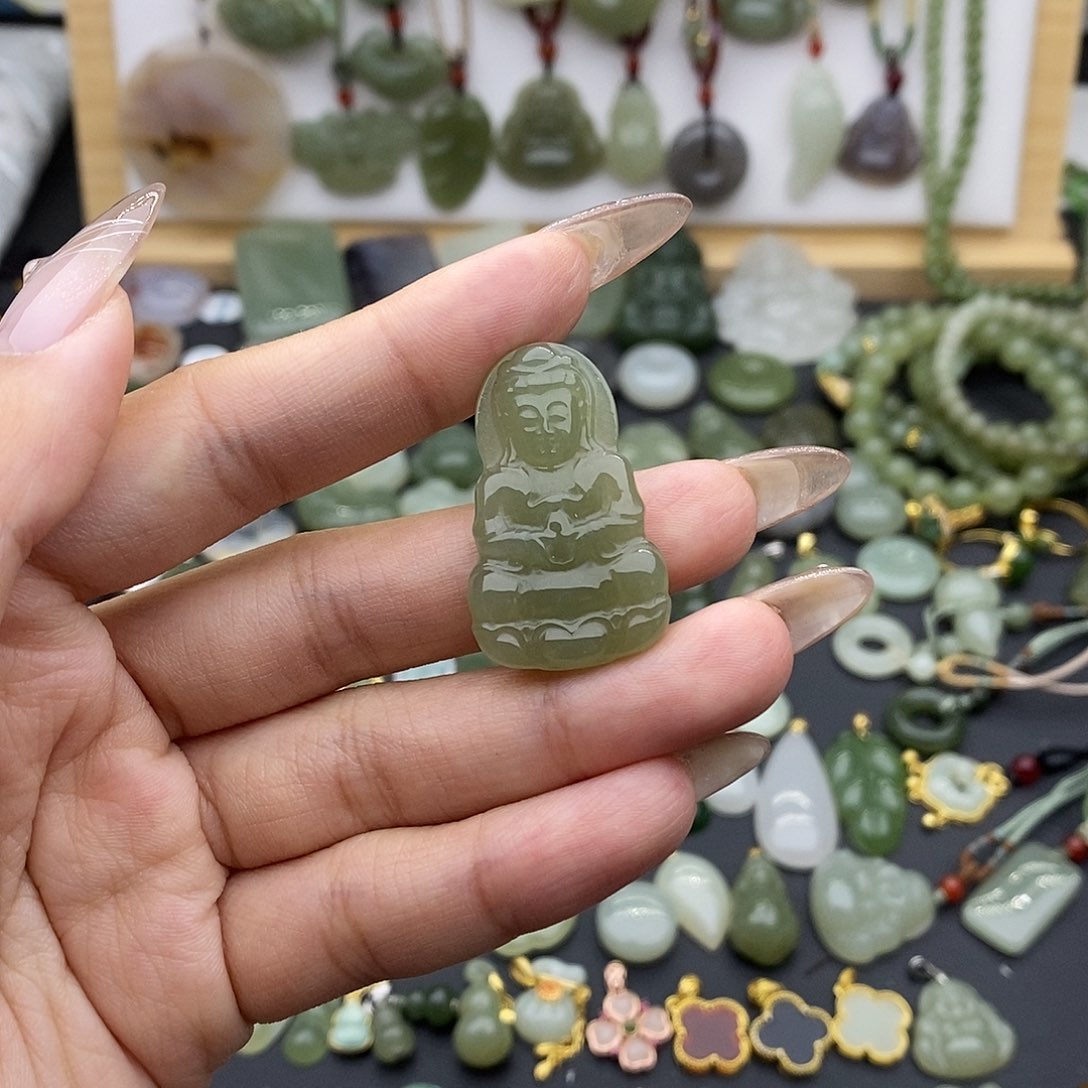 和田玉吊坠(不含链)未镶嵌