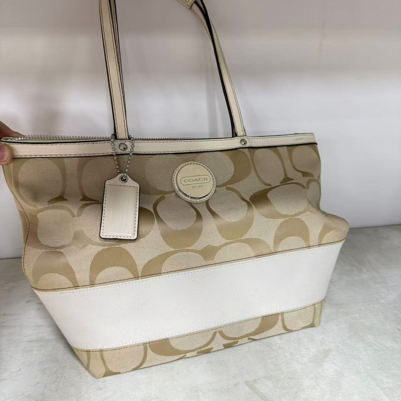 95新 COACH/蔻驰 乱乱子中古/女士/单肩包/103517