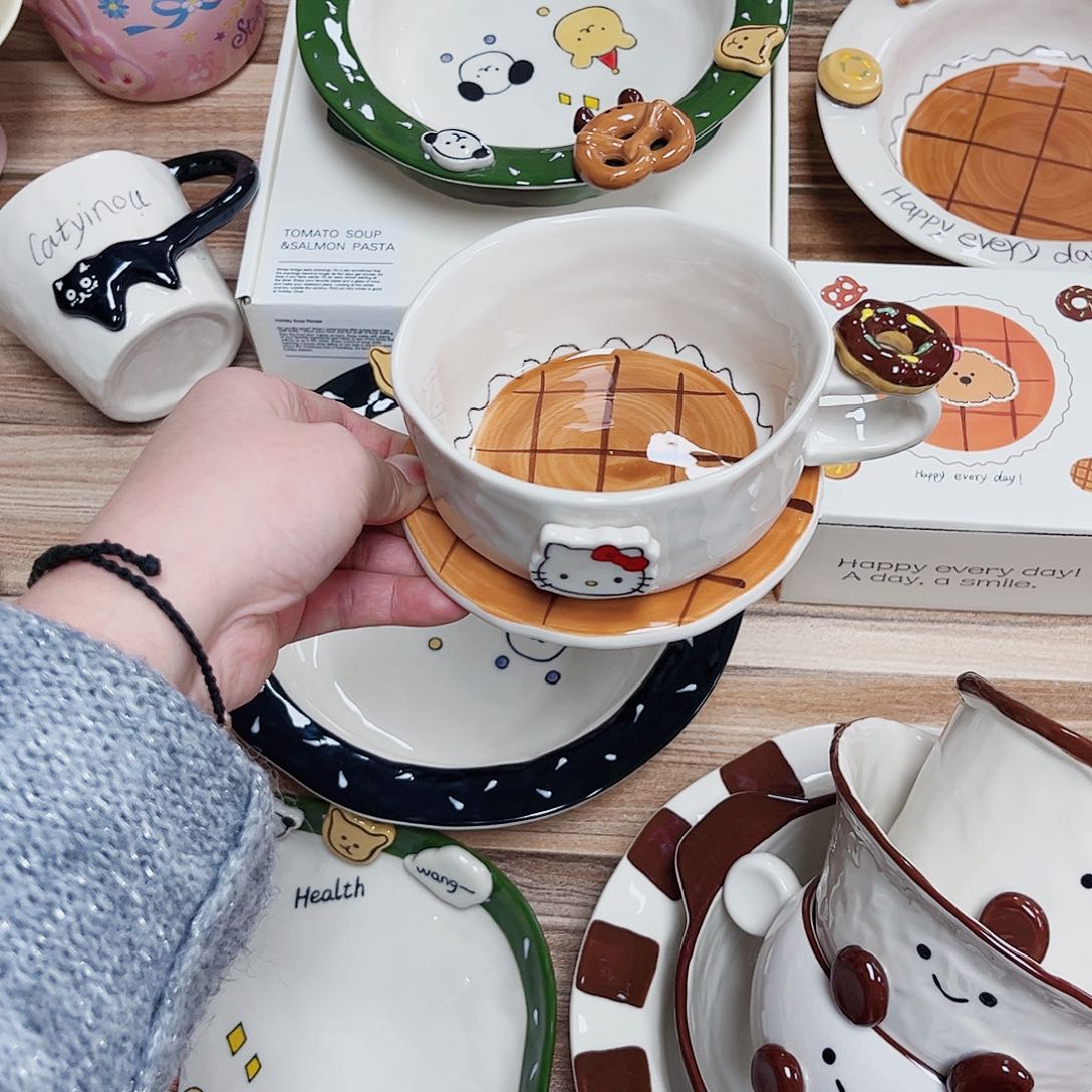 陶瓷Kt 咖啡杯碟陶瓷餐具系列