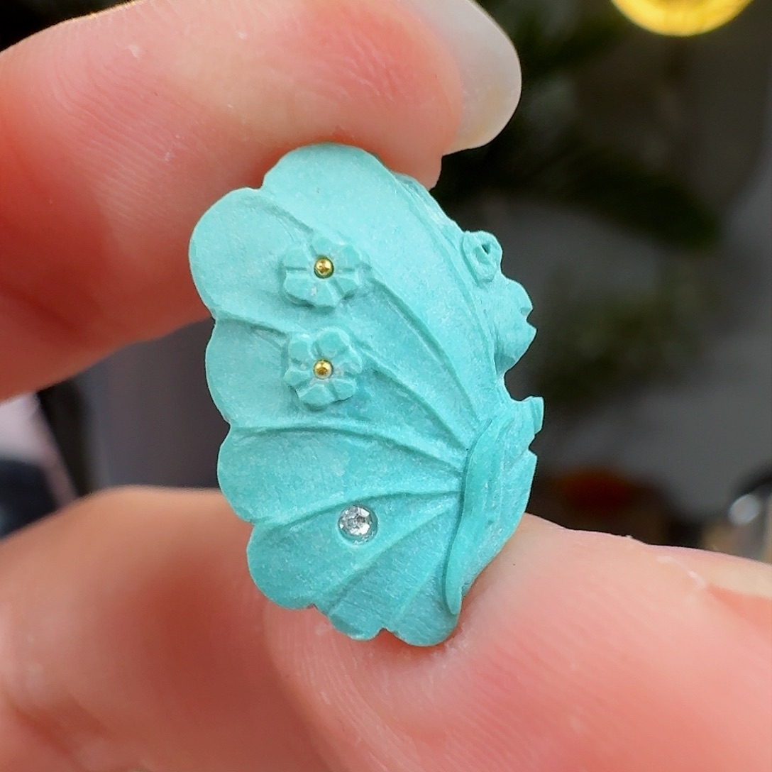 绿松石珠宝奇石未镶嵌