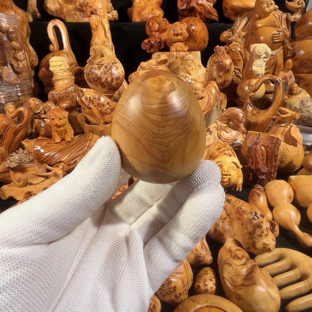 柏木（崖柏）崖柏 鸡蛋 大吉大利