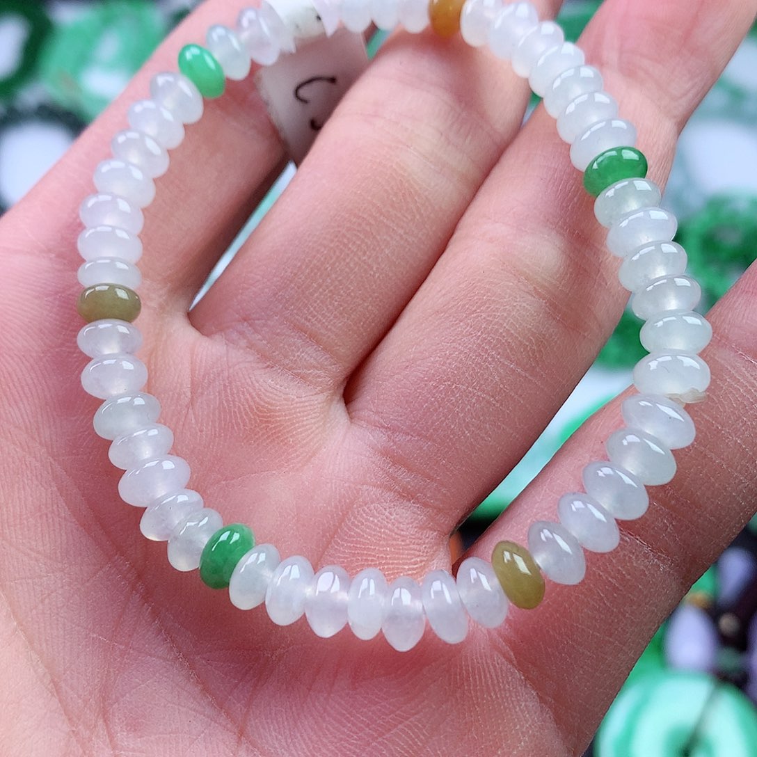 未镶嵌手链翡翠手串