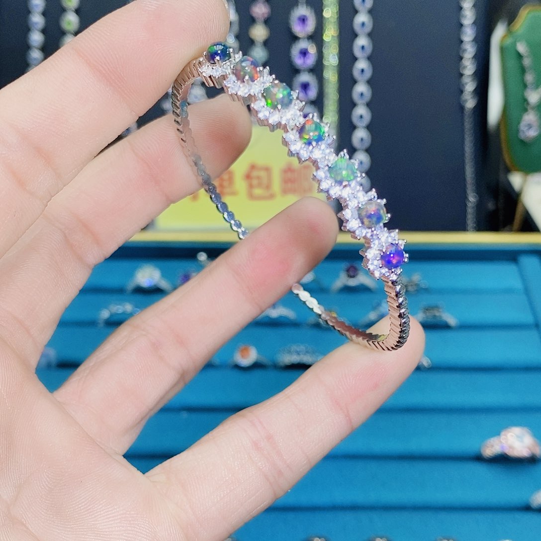 紫晶珠宝半成品银S925镶嵌