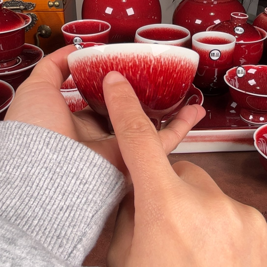 杯景德镇高温原矿杯柴窑