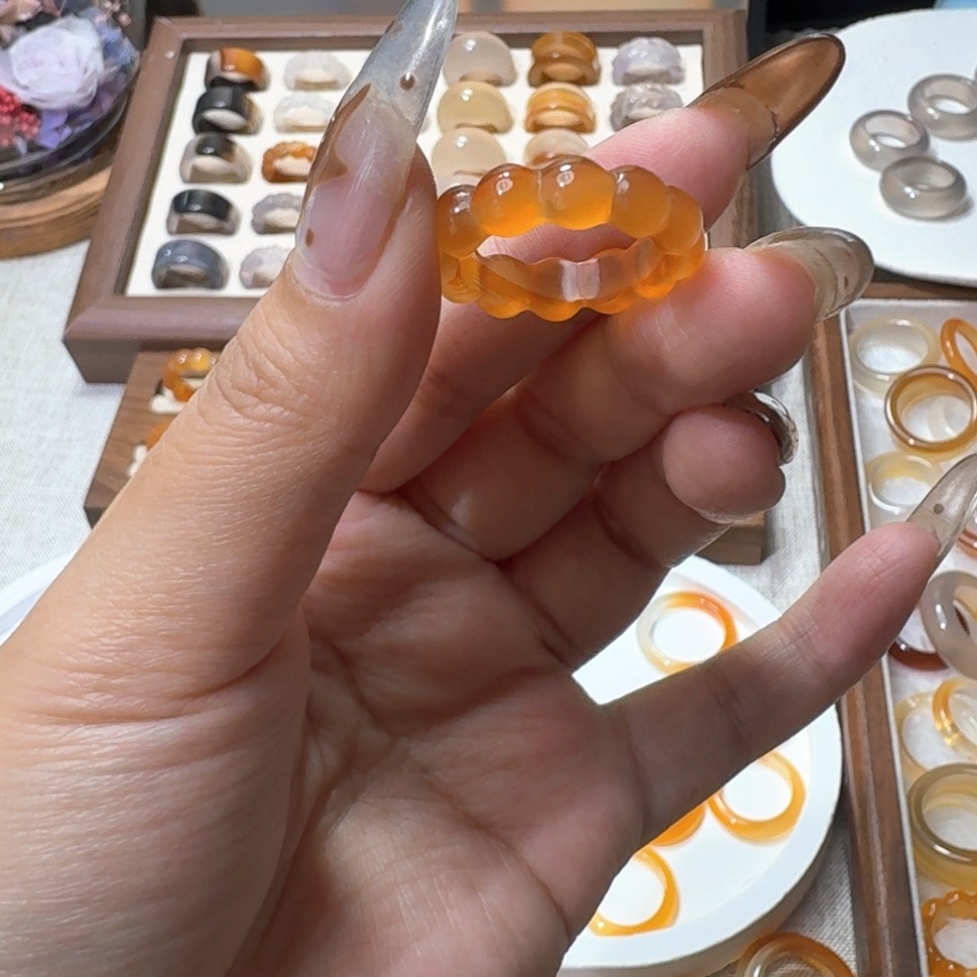 未镶嵌戒指玛瑙/玉髓532港20