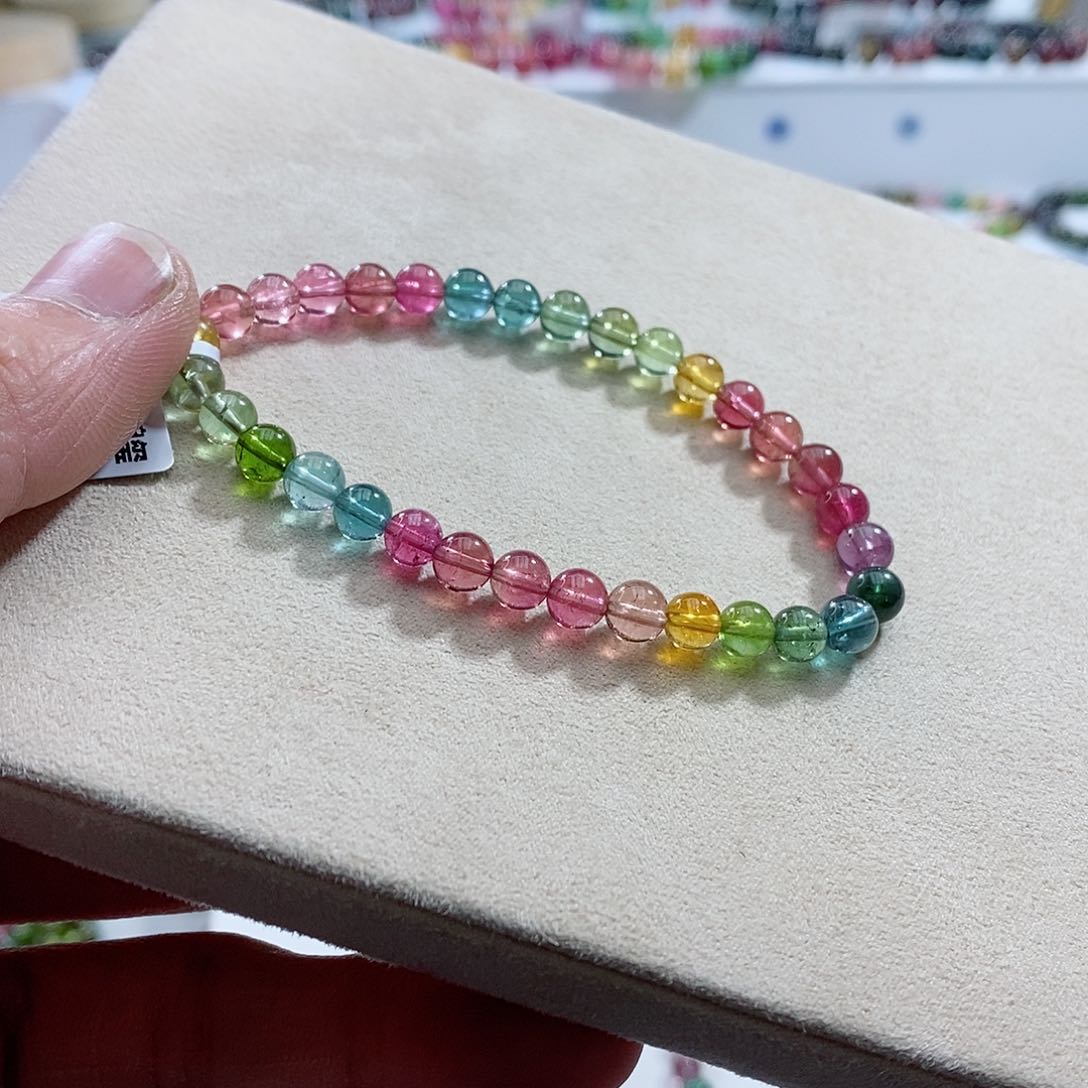 碧玺手链未镶嵌手链5.8