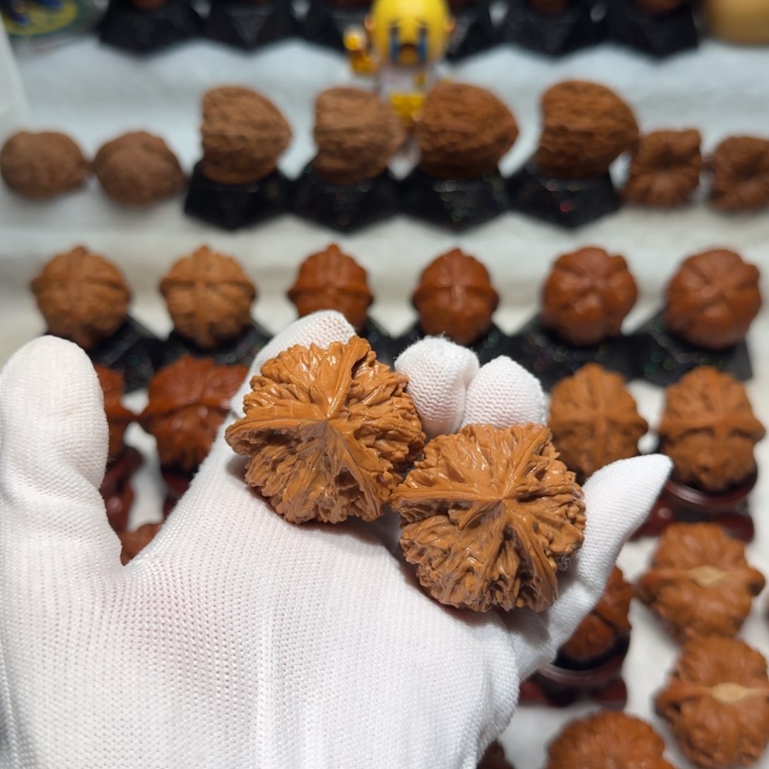 吊坠文玩核桃41文山三棱