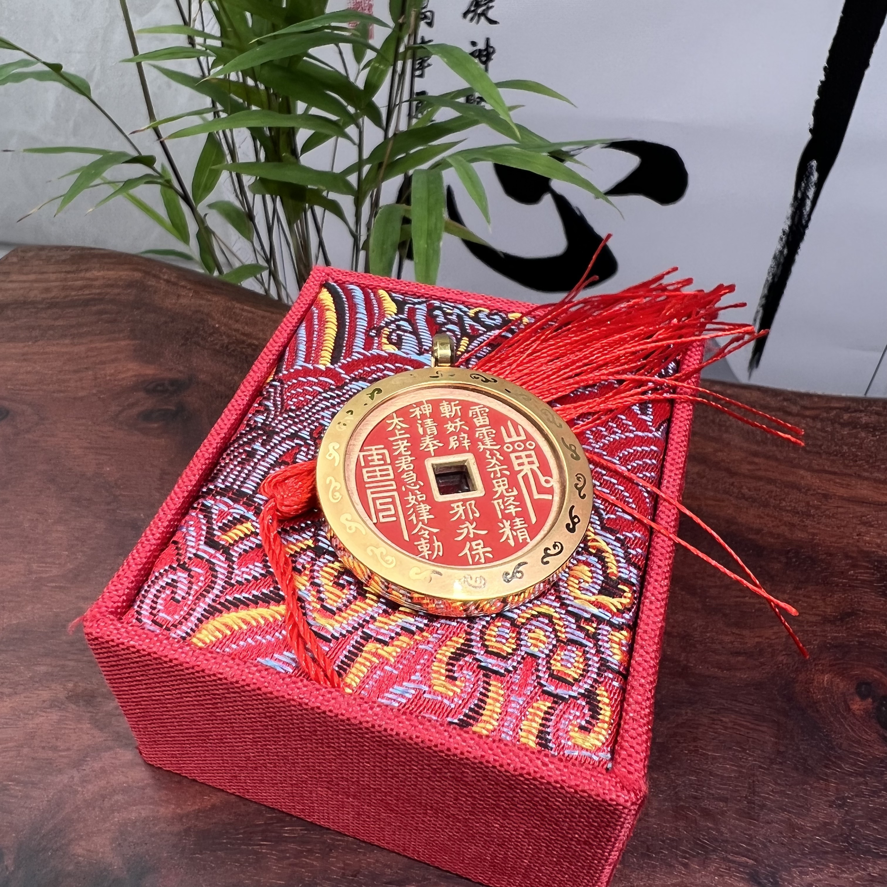 【正宗山花钱】家居正品纯黄铜中式钥匙扣/手链/摆件/吊坠/手工