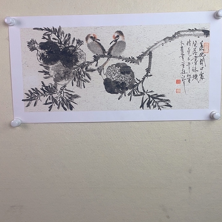 国画羡他开口处 花鸟