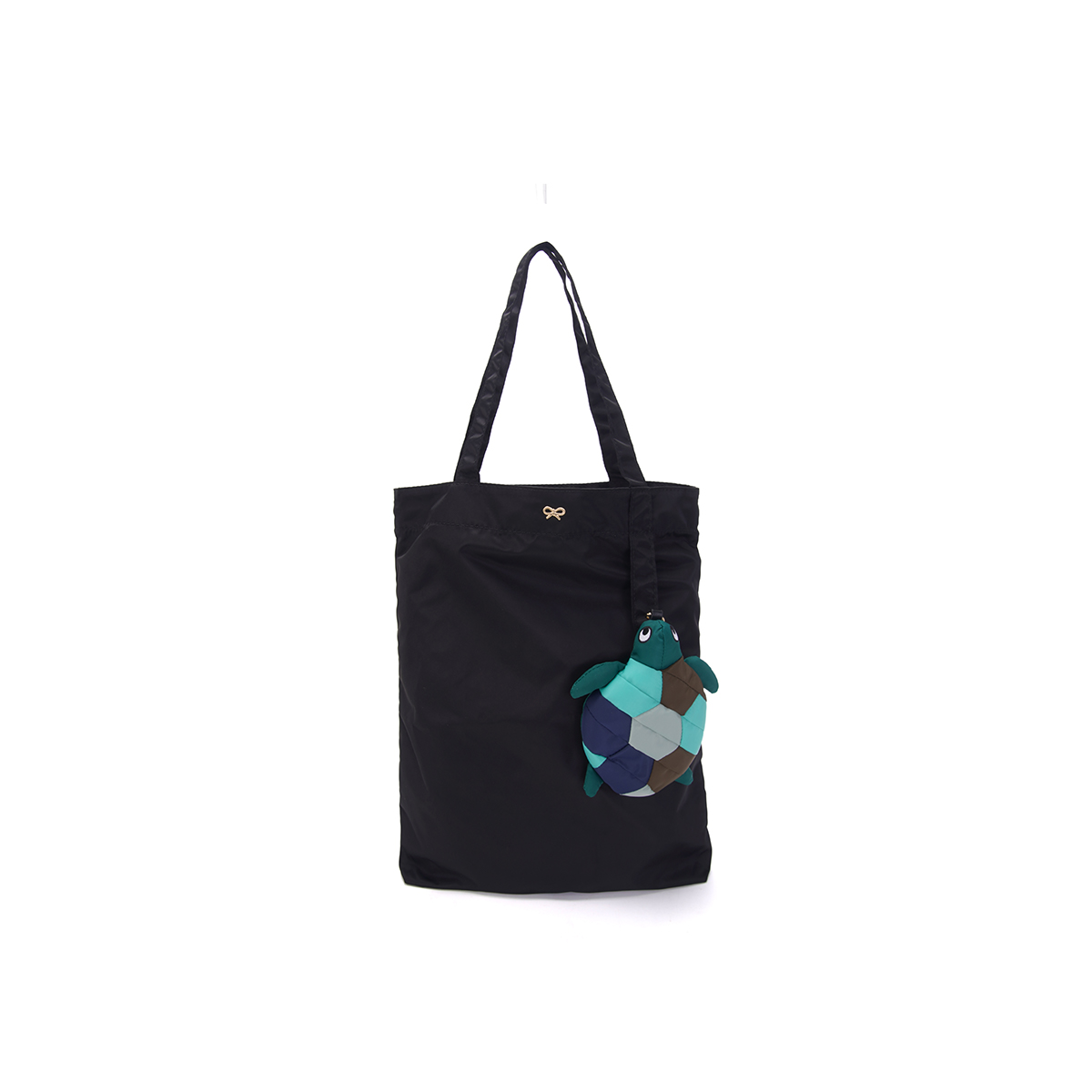 「小月的许愿池」原单AY家小乌龟购物袋防水尼龙单肩折叠便携手提包