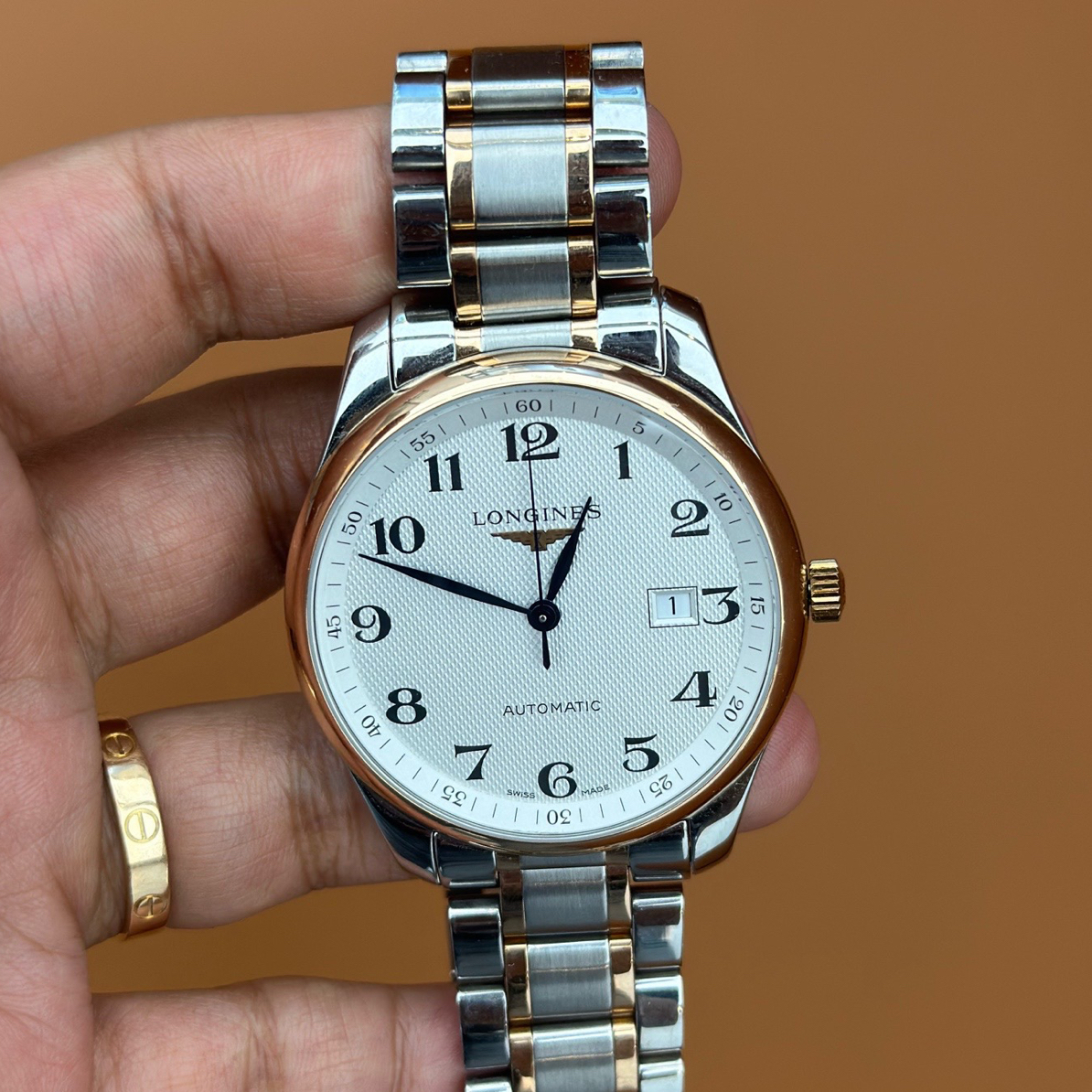 99新 Longines/浪琴 浪琴/Longines 自动机械 精钢/18k玫瑰金