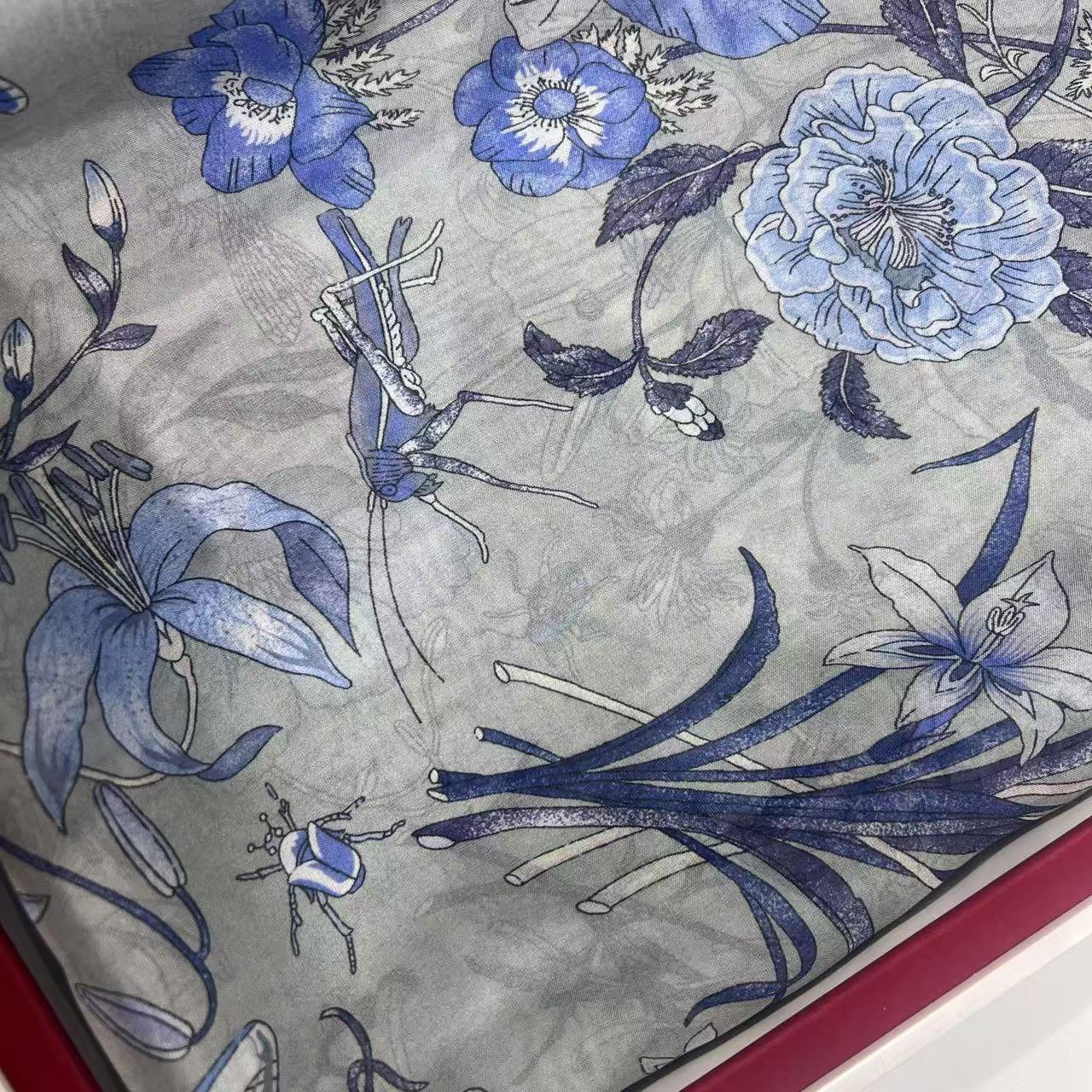 【帛罗纱长巾-SJ-L-B-8978】 70*180cm桑蚕丝百搭优雅大方