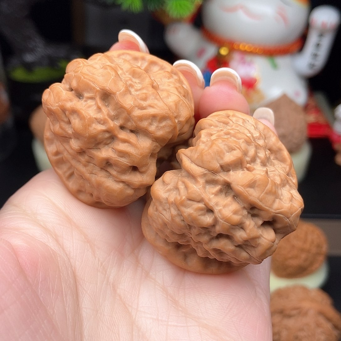 文玩核桃把件41.5蛤蟆头