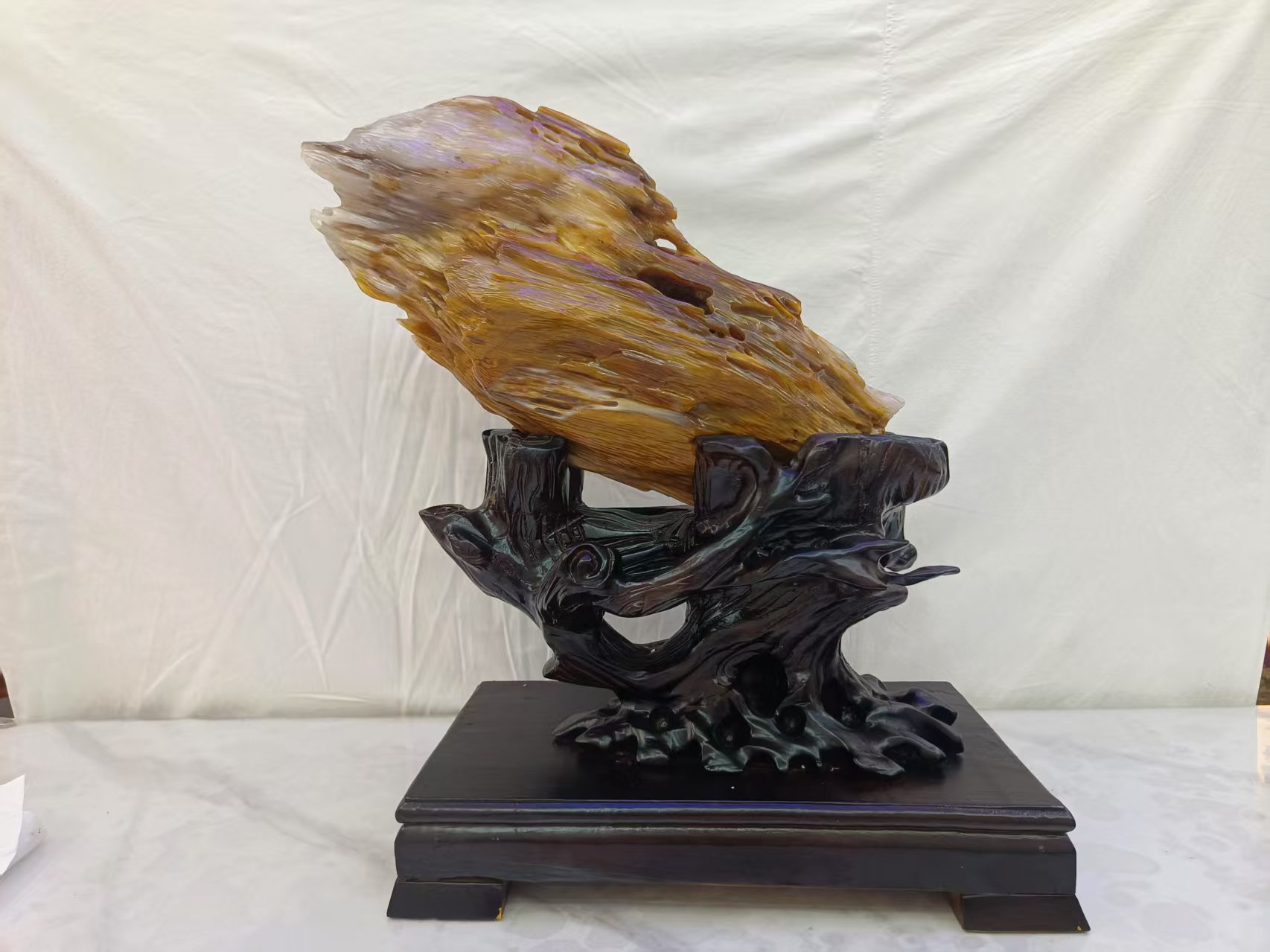 报喜鸟（缅甸天然数化奇石）