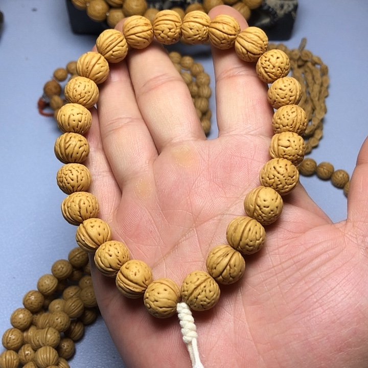 桃核吊坠野生矮桩大肚鸡肉纹手持