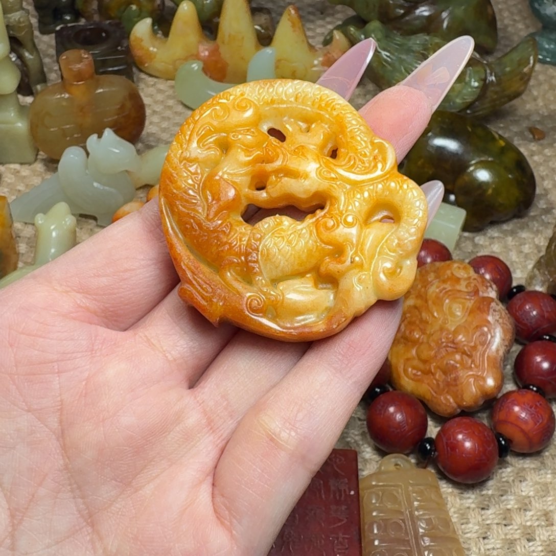 白玉菩提吊坠挂件