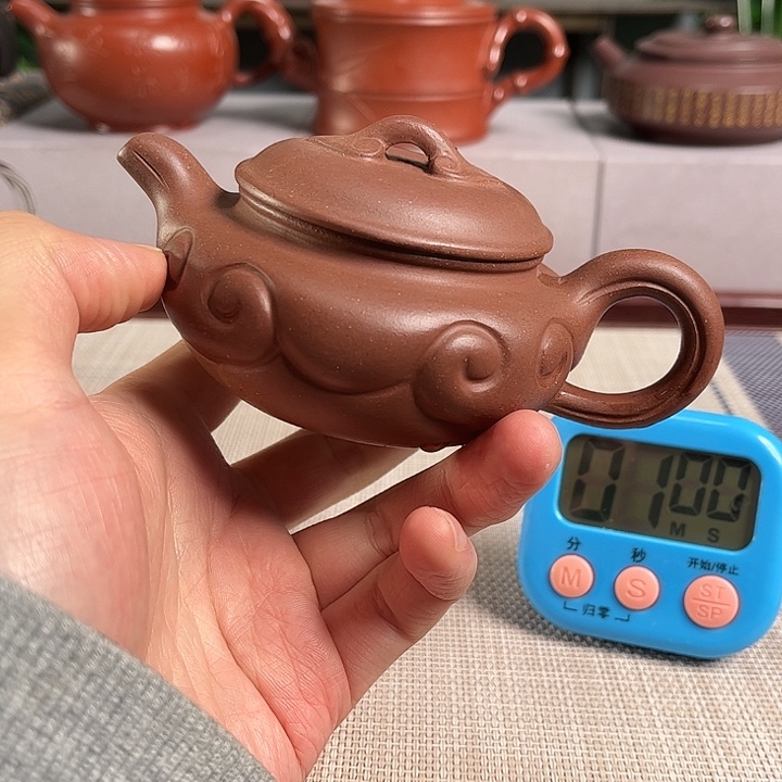 紫砂茶杯宜兴原矿手工紫砂壶