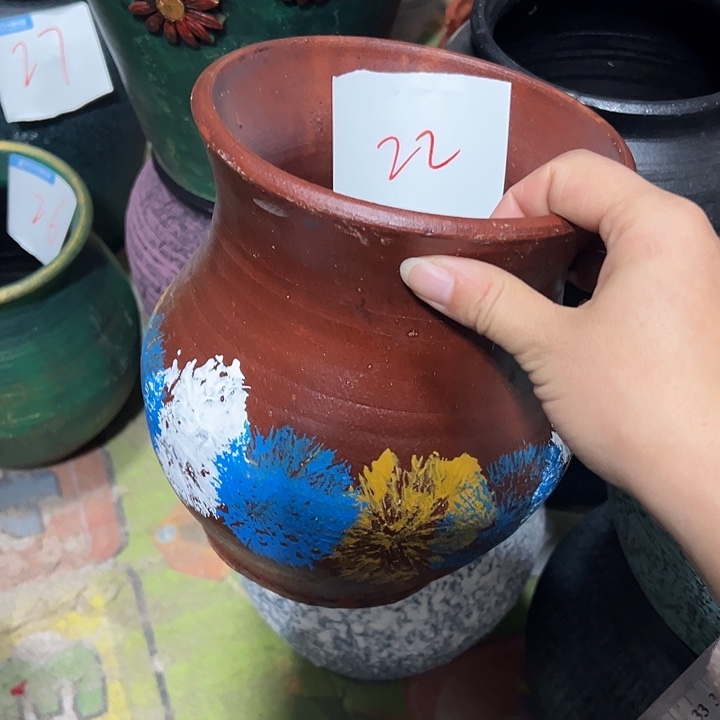 彩绘福袋高20口14默认打孔