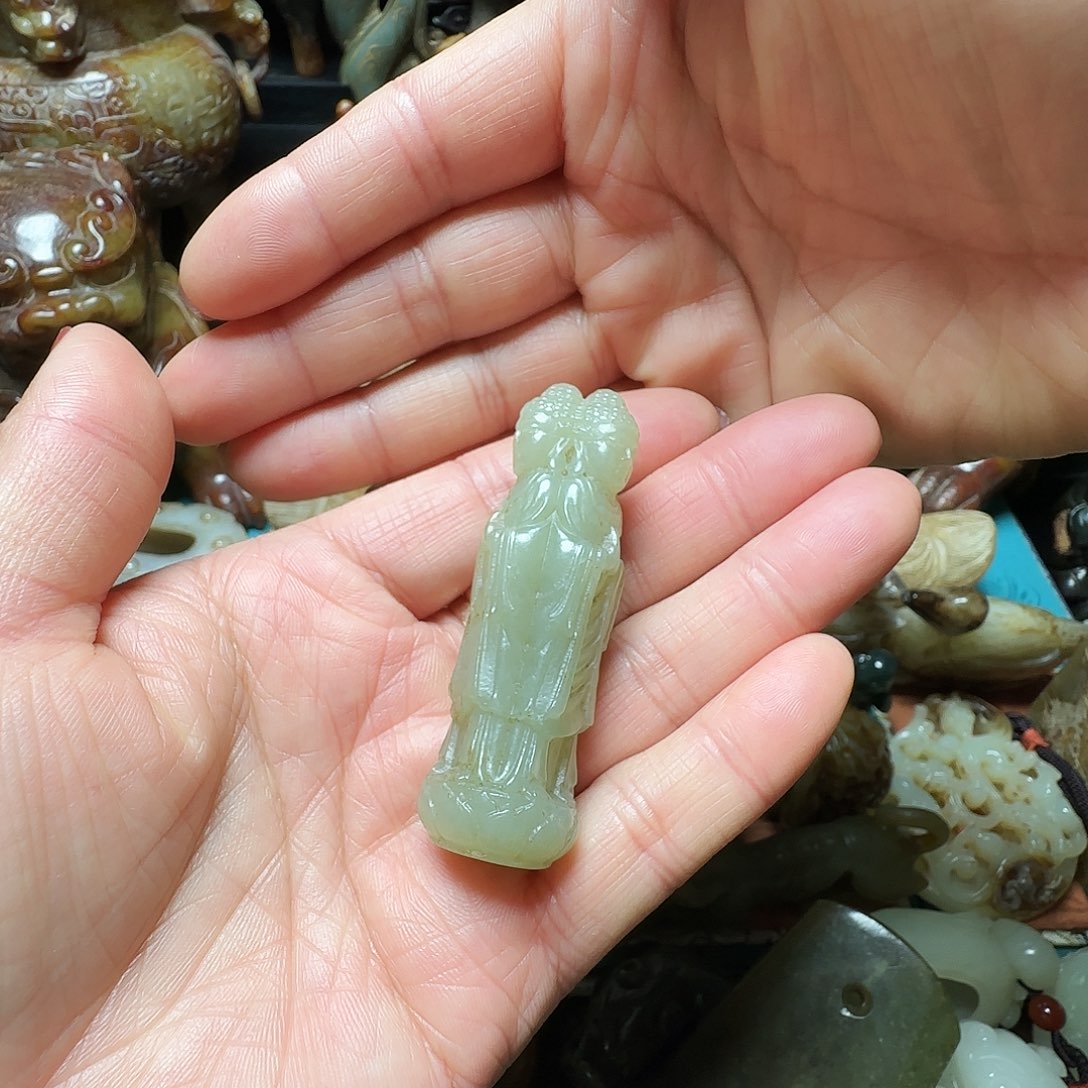 金***飞和田玉未镶嵌把件