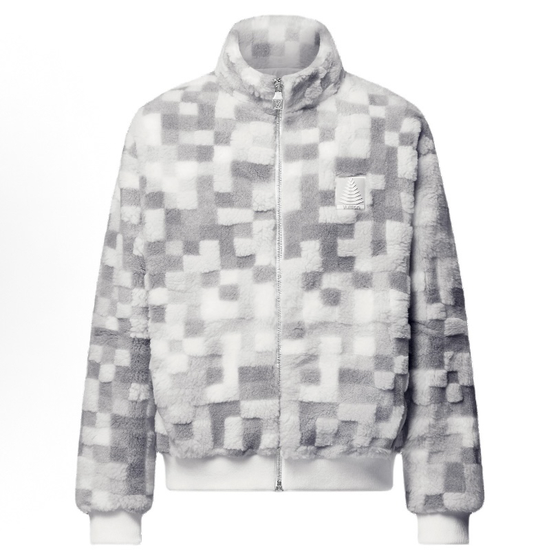 未使用 LouisVuitton/路易威登 滑雪 马赛克拼色泰迪 XS码 md2145
