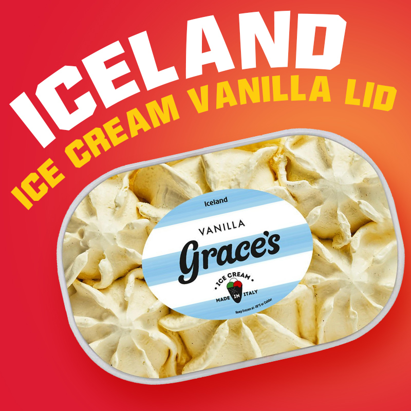 Iceland埃丝蓝进口家庭装冰淇淋900ml*3盒