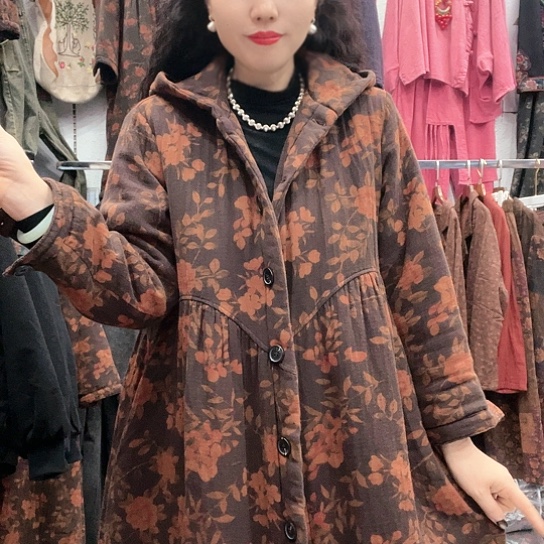 织绣招财猫棉袄3323-21