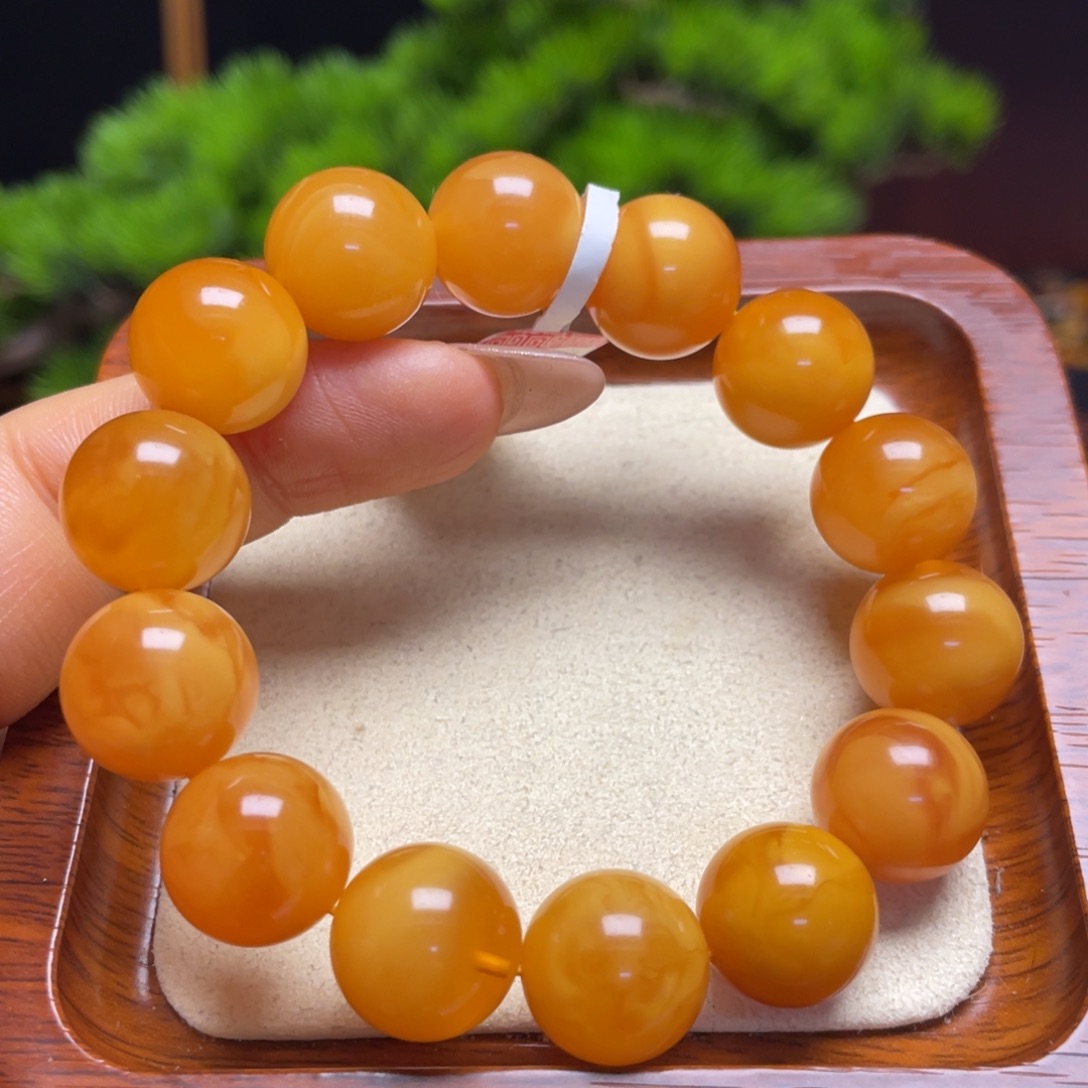 蜜蜡手链未镶嵌手串