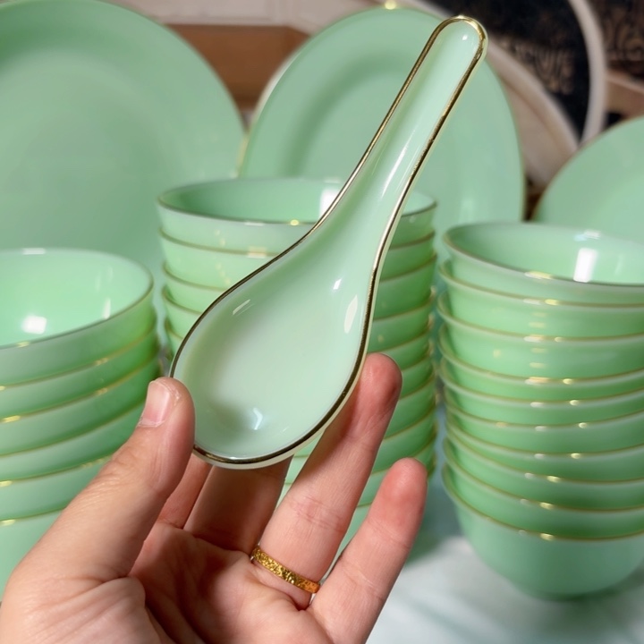 景德镇陶瓷玉瓷勺子