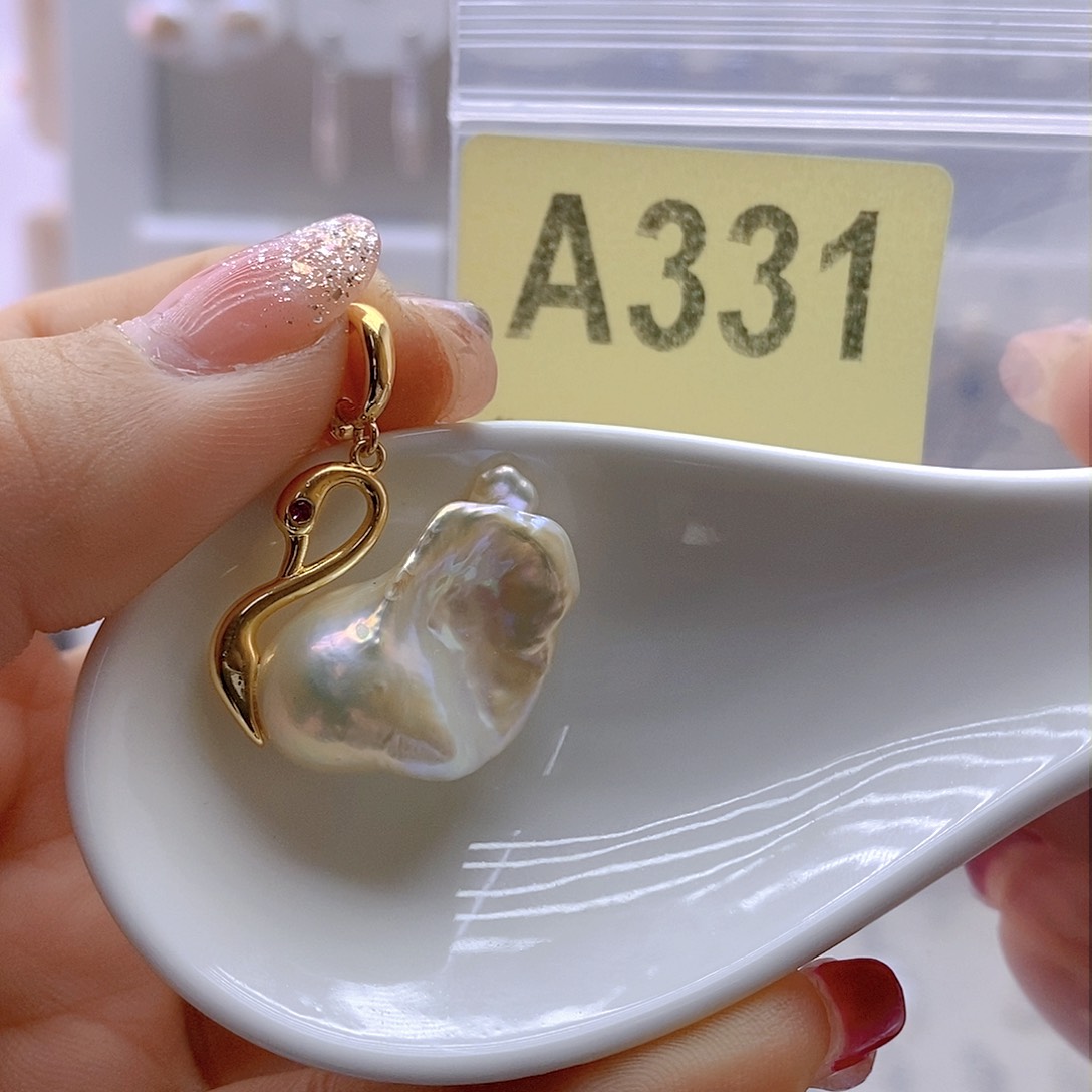 淡水珍珠颈饰银S925镶嵌