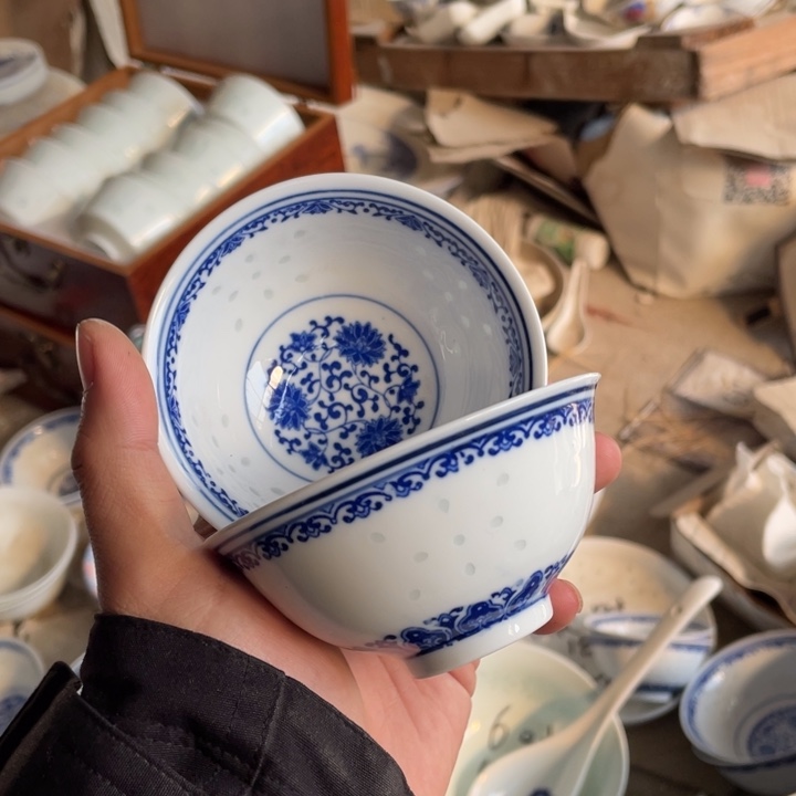 瓷碗景德镇高温细白瓷餐具