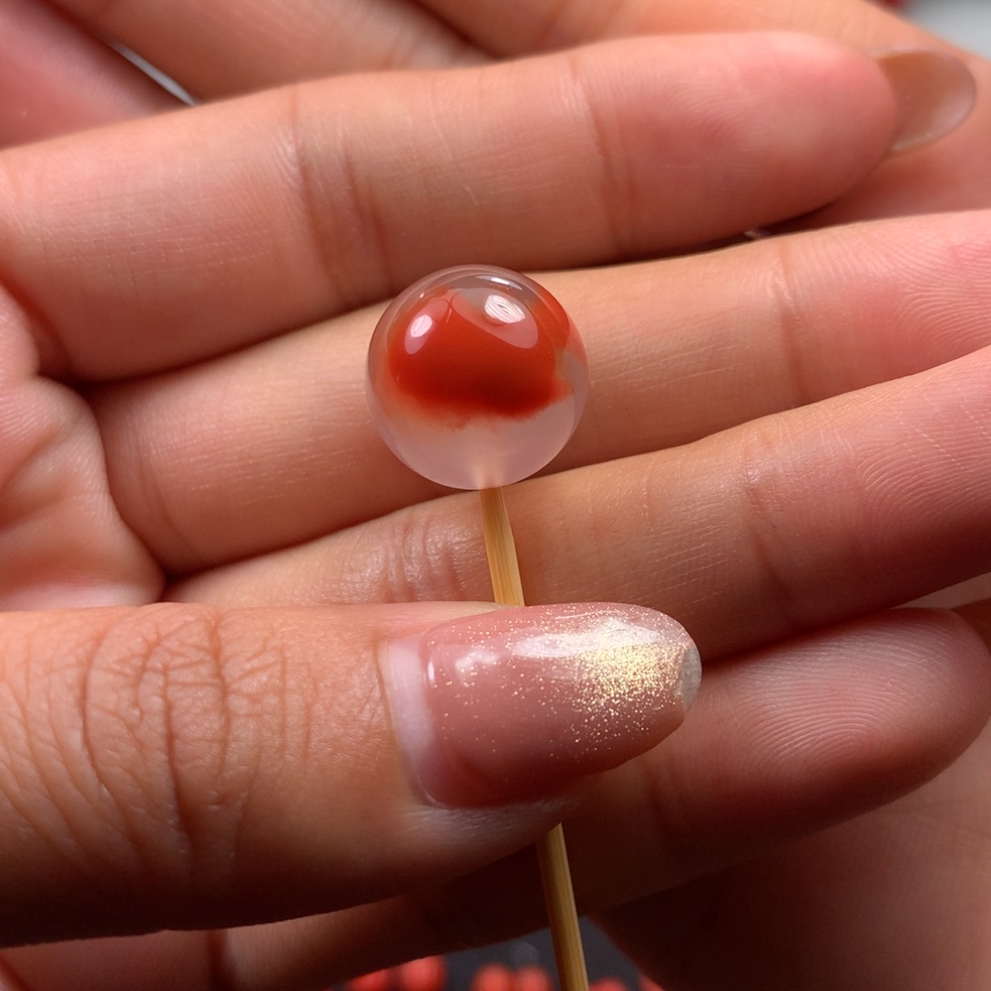 未镶嵌珠子13.5南红玛瑙