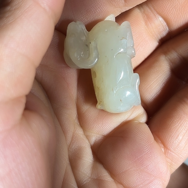 安***茶和田玉未镶嵌挂件