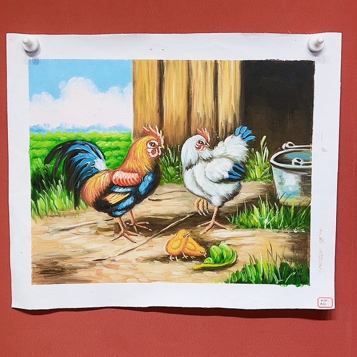 油画刘文桂老师油画作品朵 