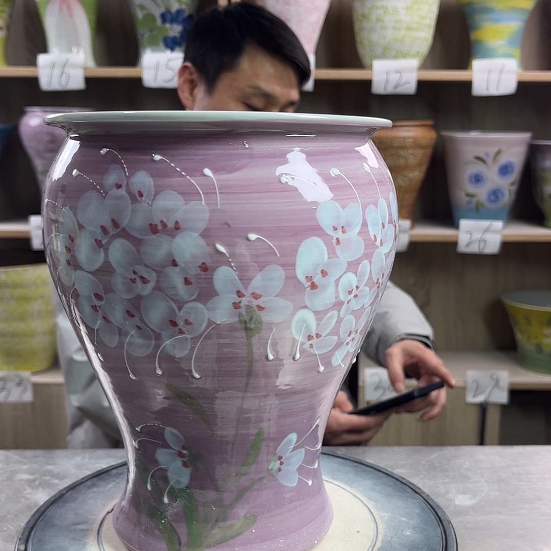 景德镇陶瓷花盆花盆