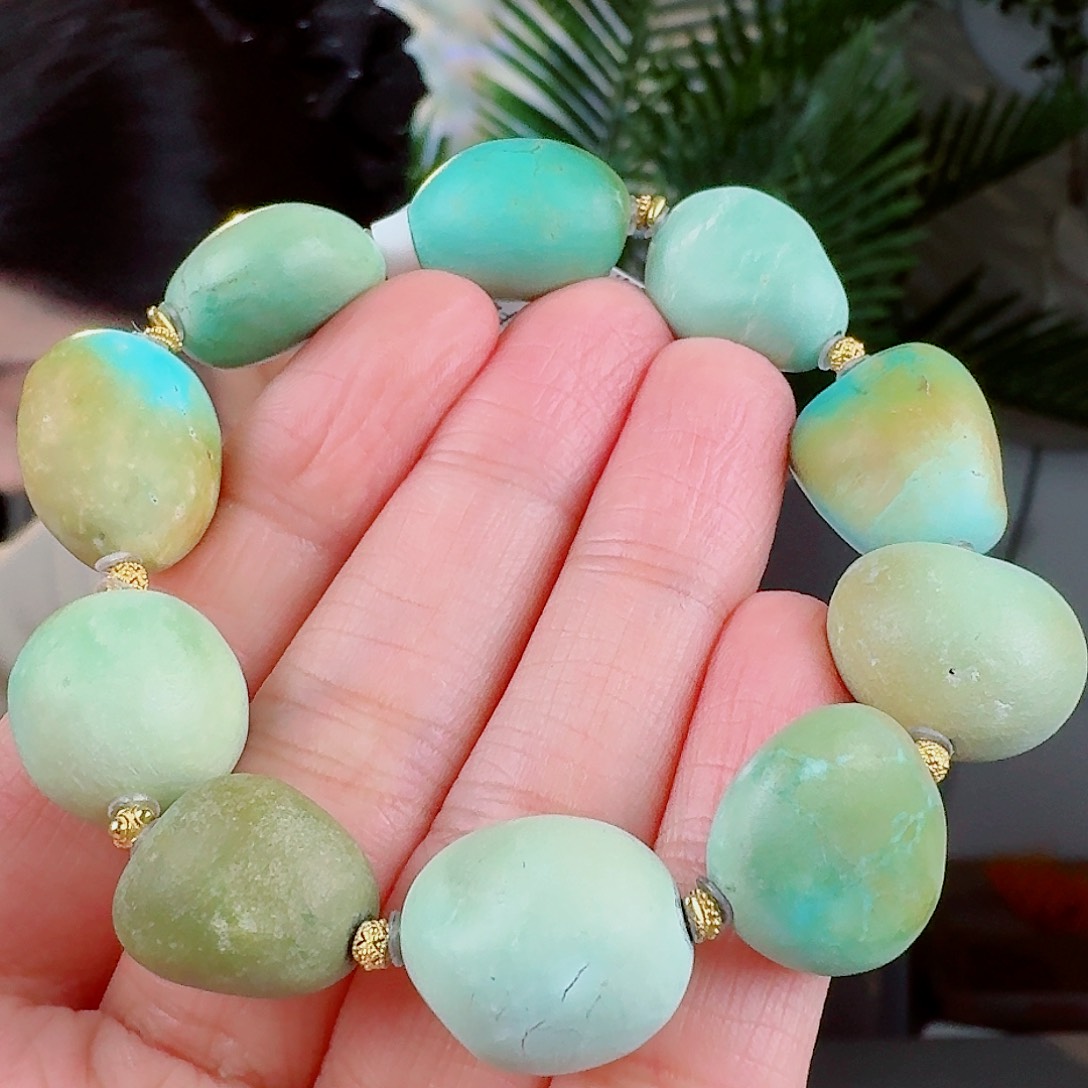 绿松石珠宝奇石未镶嵌