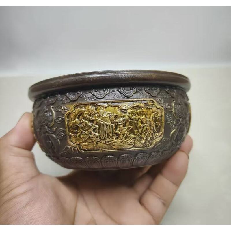 家居装饰摆件中号聚宝盆