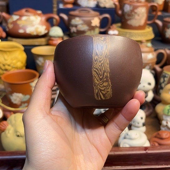 紫砂茶杯紫砂主人杯